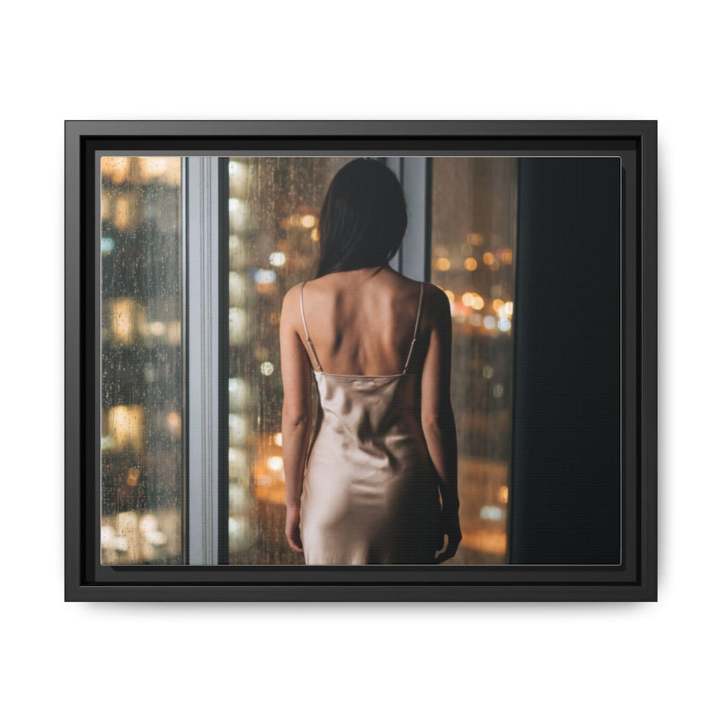 Framed Matte Canvas - Cinematic Nights — Black / 1.25"