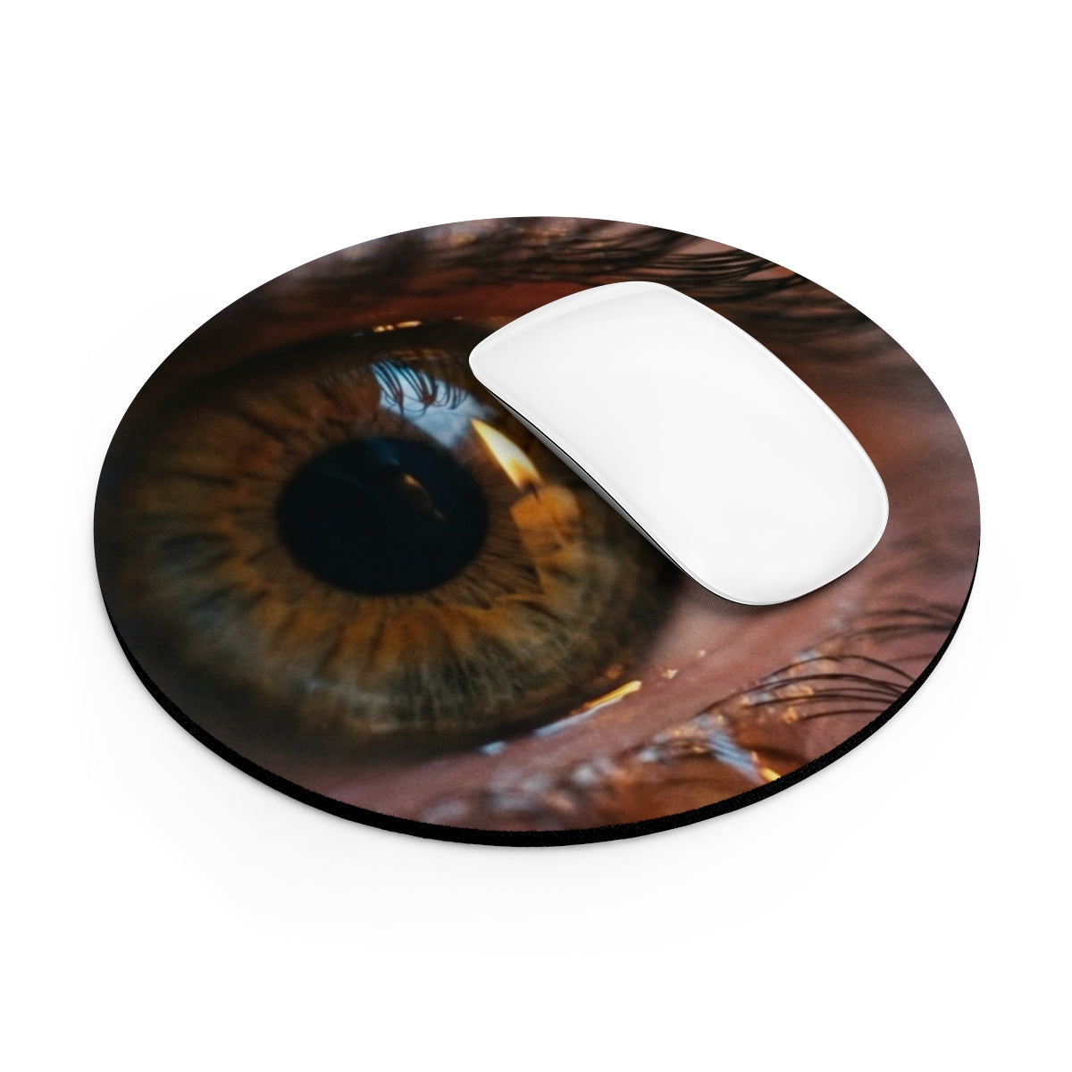 Mouse Pad - Amber Iris Reflection Fine Art Print | Echovira...