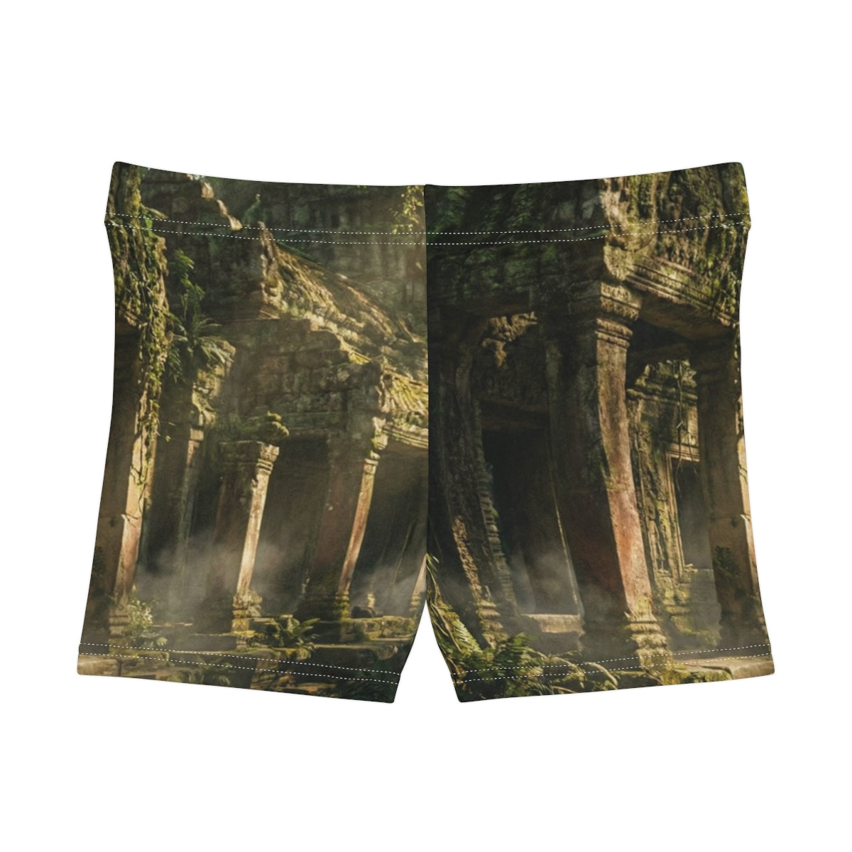 Women's Shorts - Secret Temple Garden | Echovira Gallery