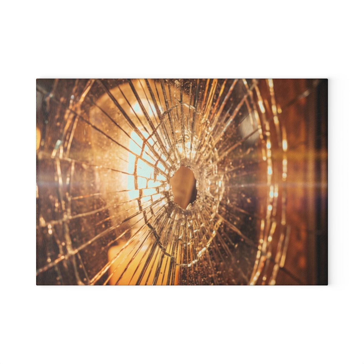Glass Cutting Board - Fractured Light - Shattered Glass... |...