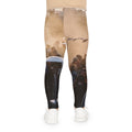 Legging enfant avec coucher de soleil sur les toits