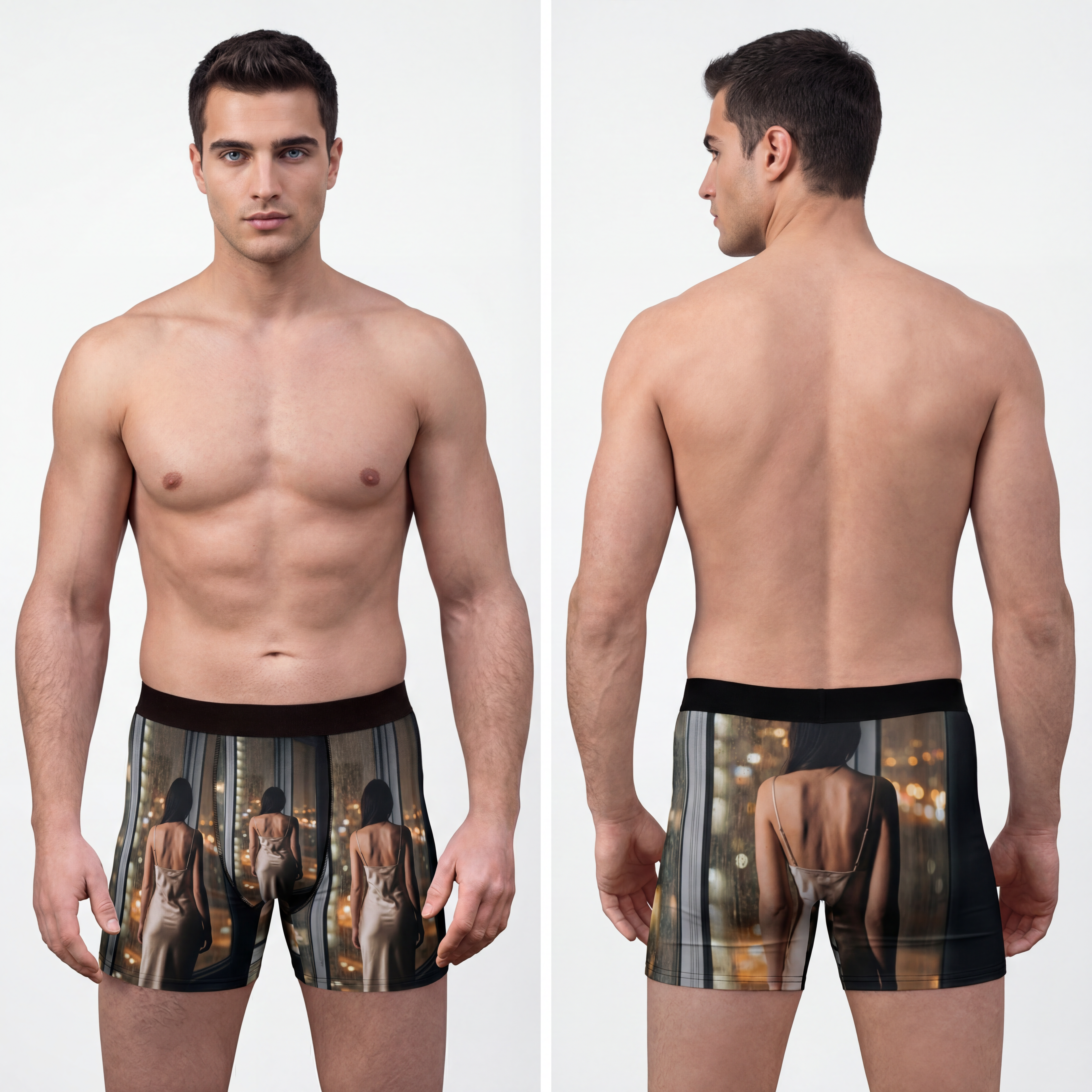 Men's Boxer Briefs - Night Luxe Comfort