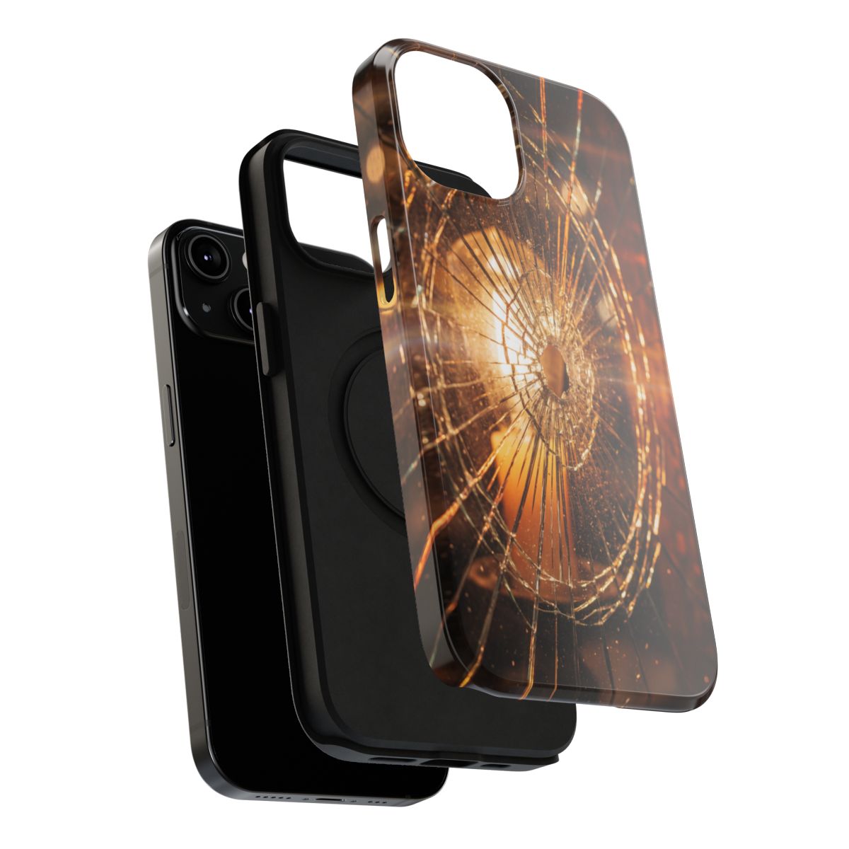 Impact-Resistant Case - Shattered Amber