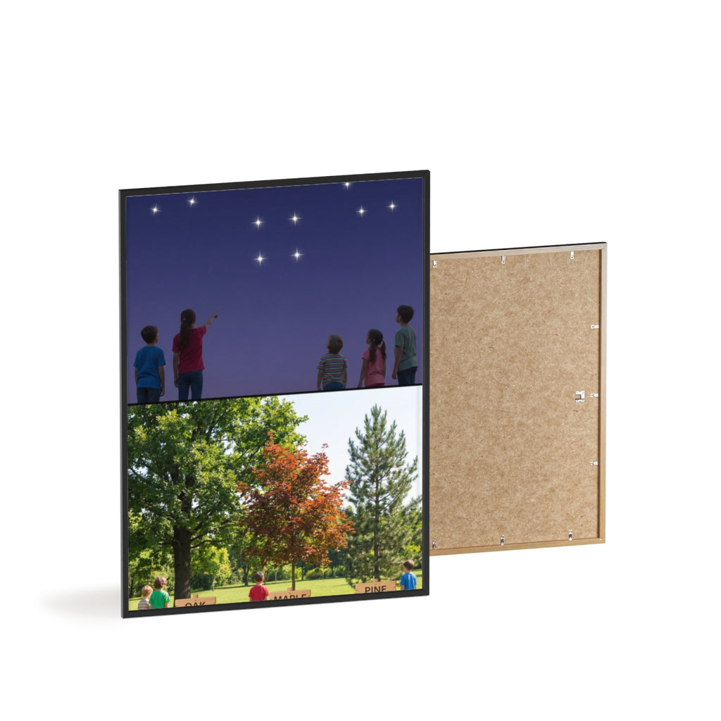 Wooden Framed Poster - Wonder — Portrait