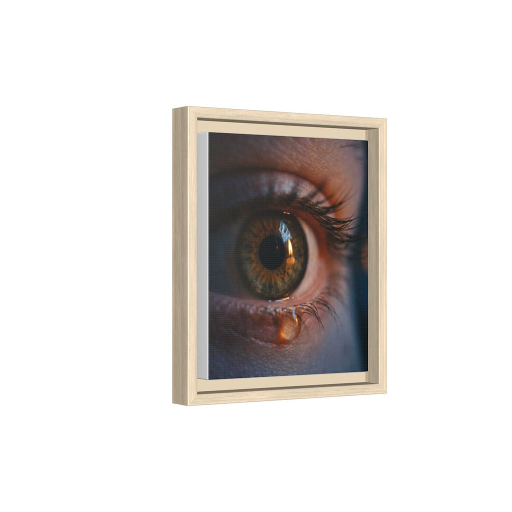 Matte Canvas, Framed - Luminous Tear