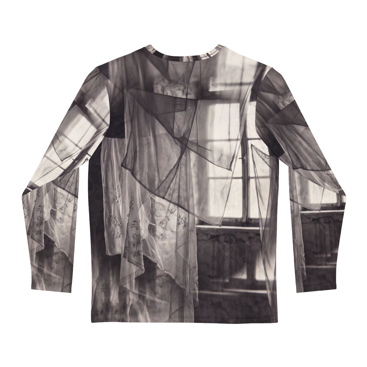 Men's Long Sleeve Shirt - Spectral Veils | Echovira Gallery