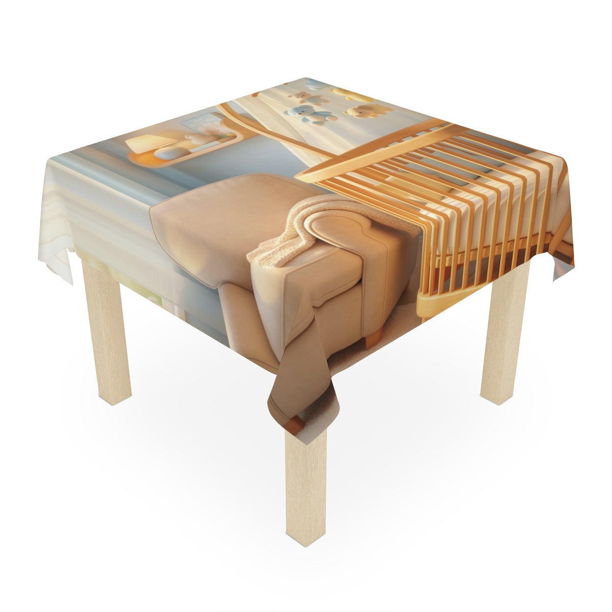 Serene Aesthetic Tablecloth - Soft Gather