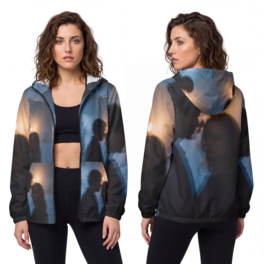 Midnight Shadow Windbreaker - Aesthetic Outerwear