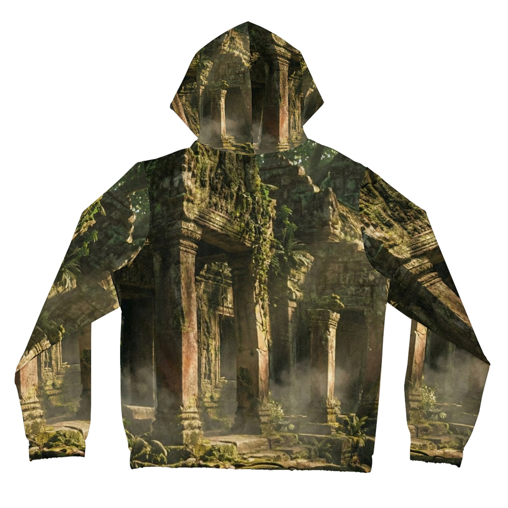 Women's Full-Zip Hoodie - Lost Ruins | Echovira Gallery