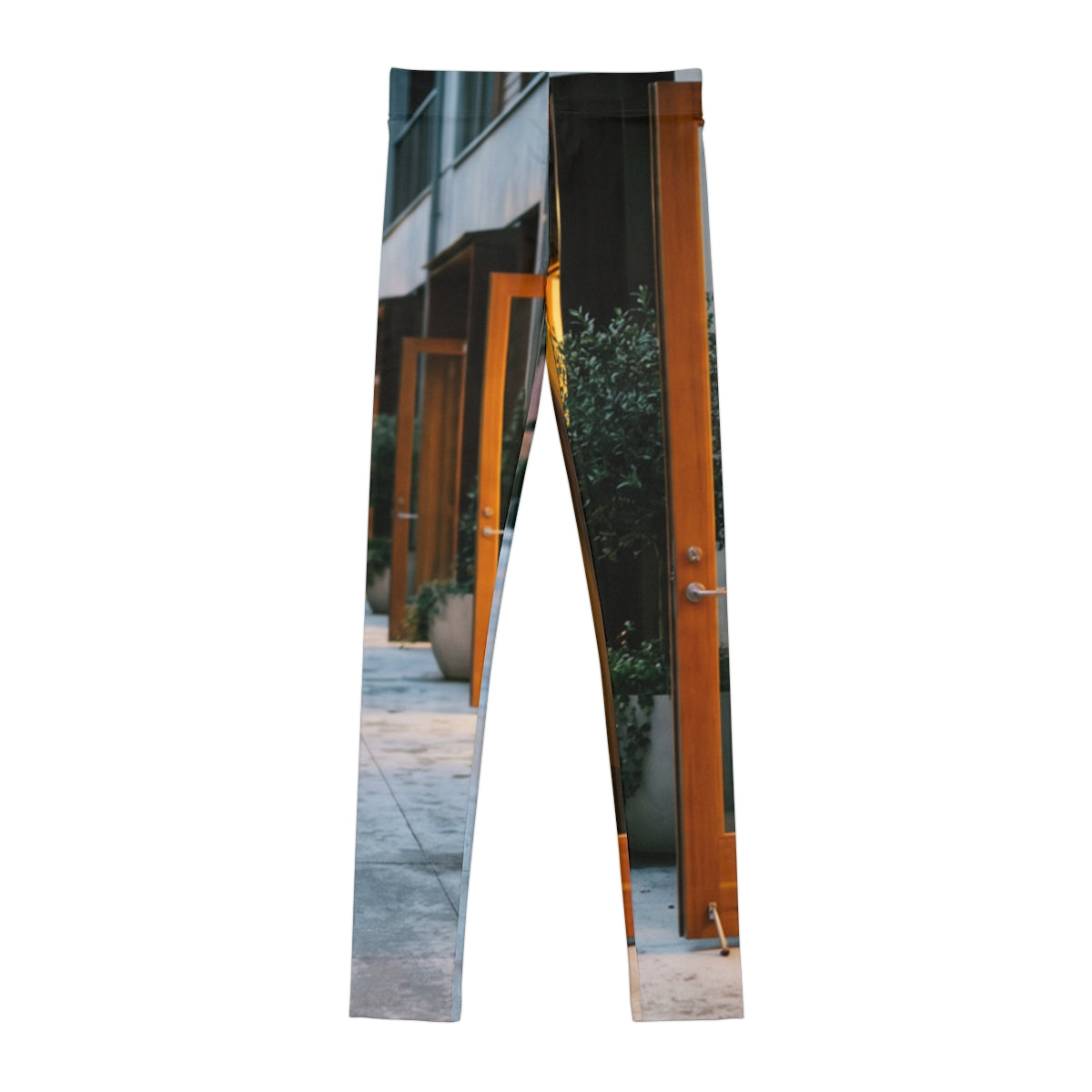 Youth Leggings - Twilight Promenade Architecture | Echovira...