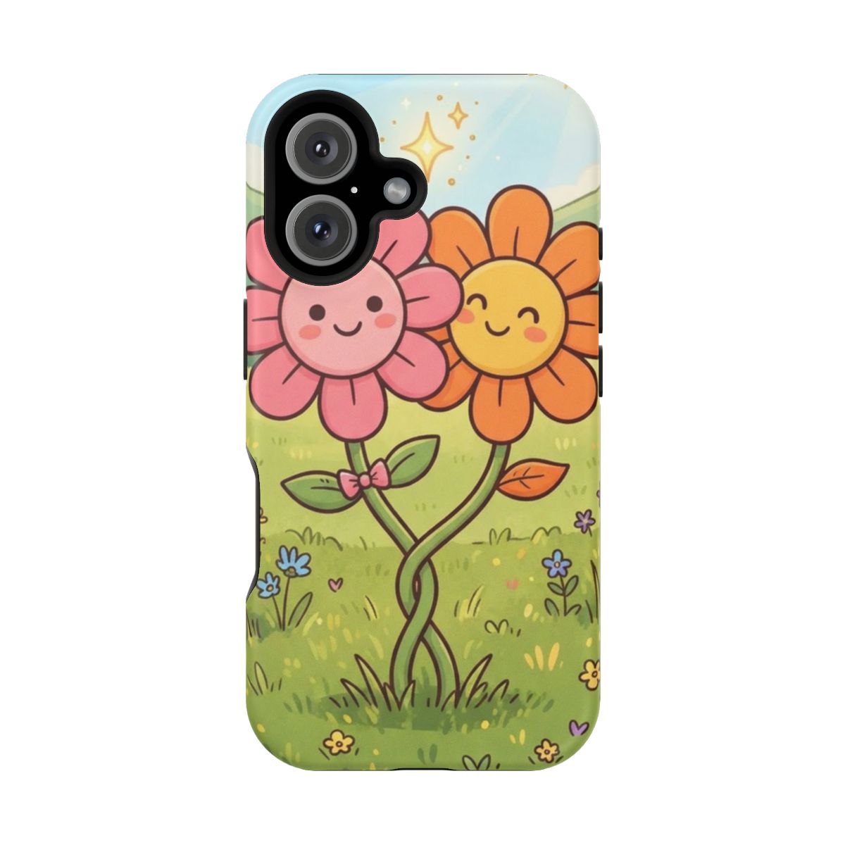 Impact-Resistant Cases - Sunny Meadow Friends Floral Art |...