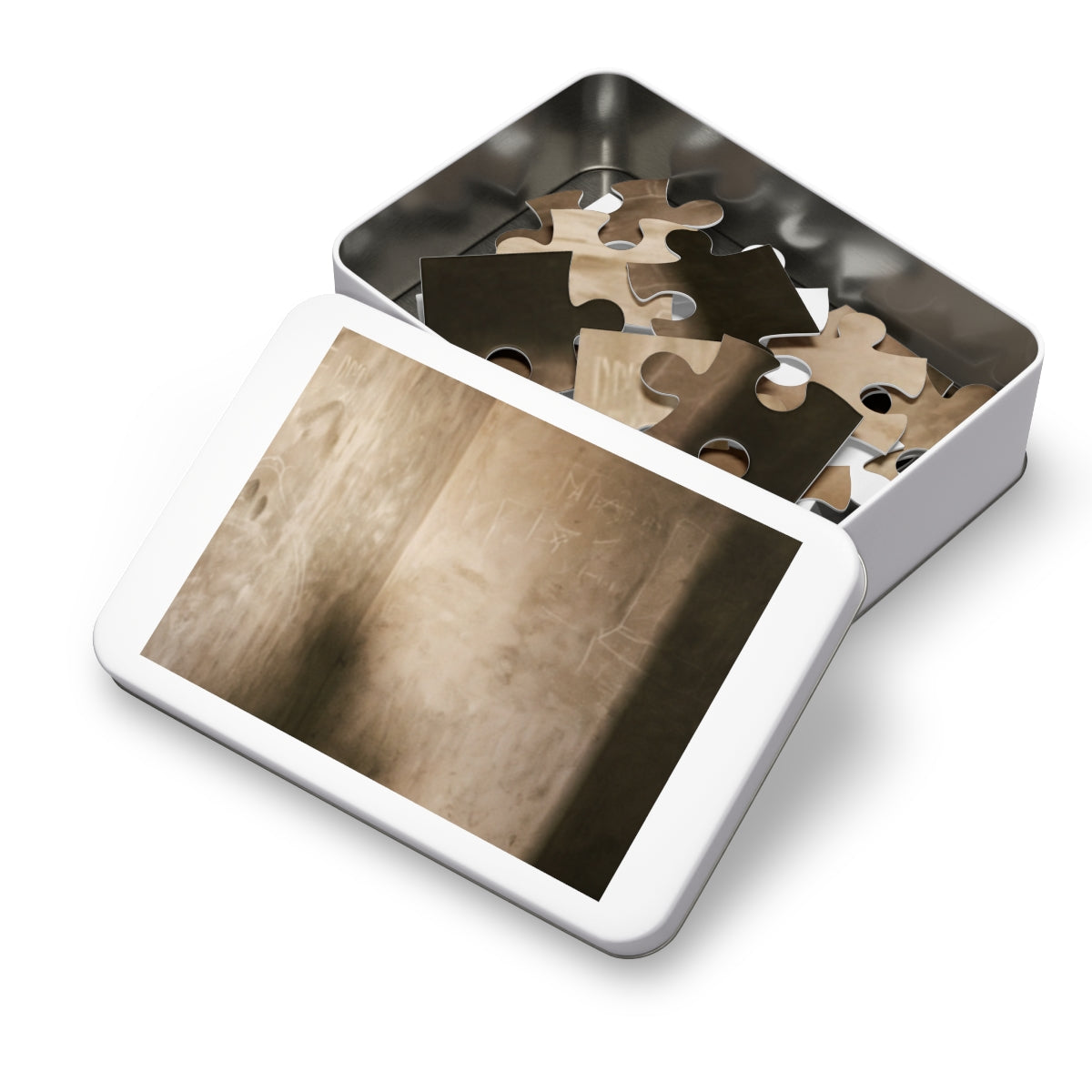 Jigsaw Puzzle with Tin - Shadows of the Citadel moody... |...
