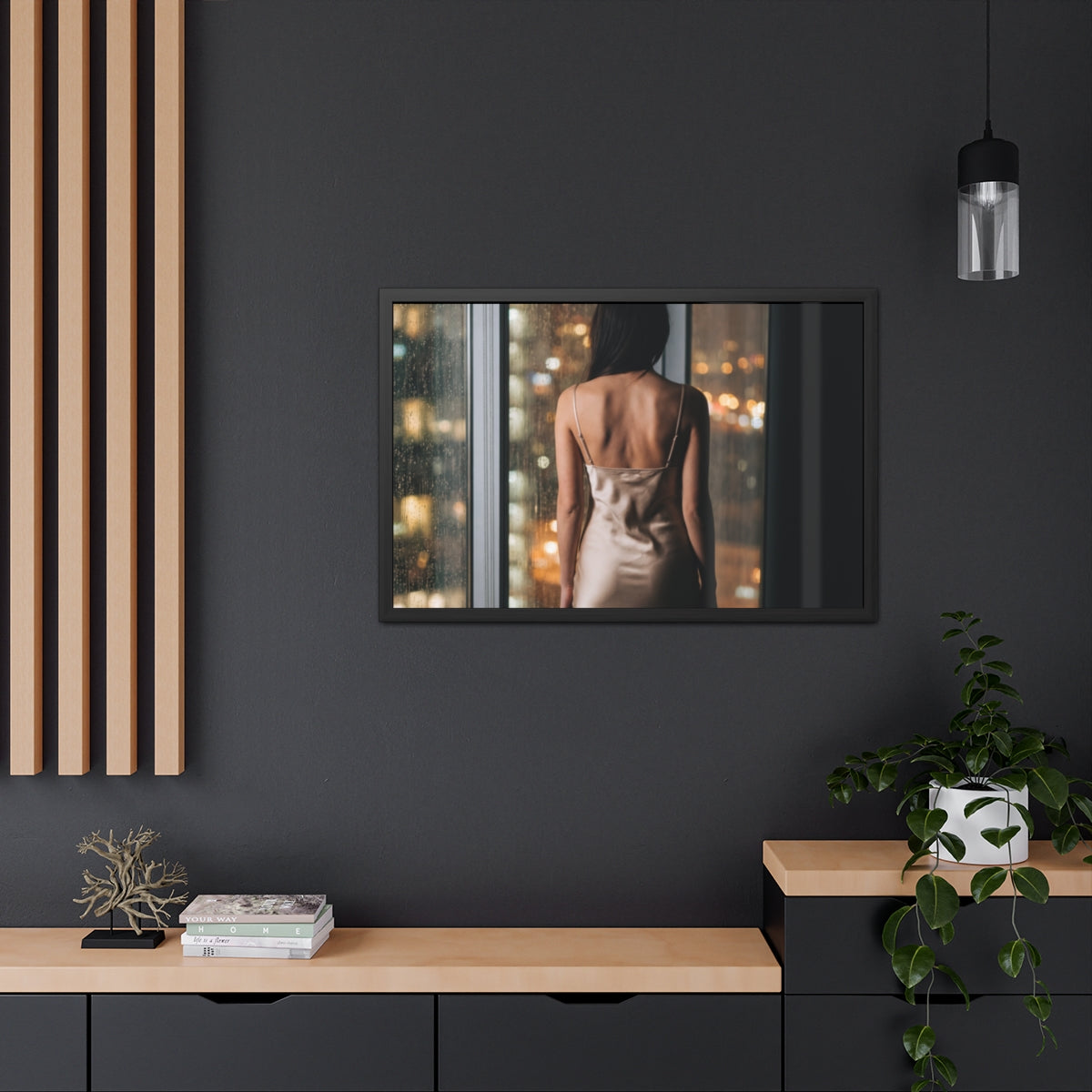 Framed Posters - Urban Solitude — Landscape