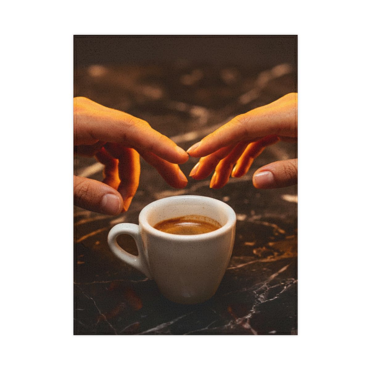 Espresso Rendezvous Dark Academia Toddler Blanket