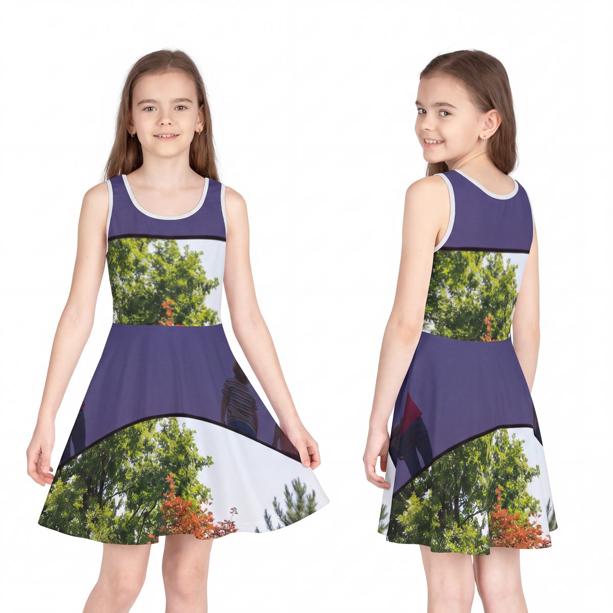 Girls' Sleeveless Sundress - Stardust & Forest Discovery |...
