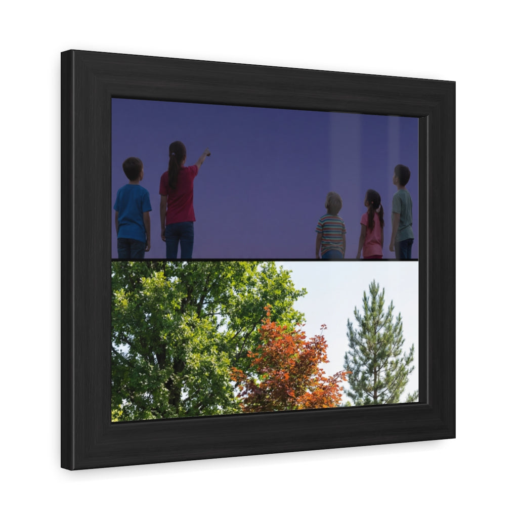 Framed Poster - Little Explorer — Landscape