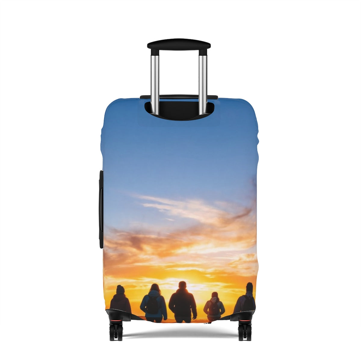 Luggage Cover - Golden Hour Mountain | Echovira Gallery