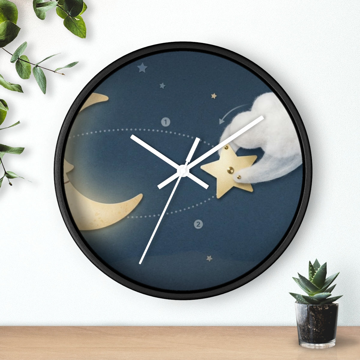 Wall Clock - Bedtime Orbit Story Clock | Echovira Gallery