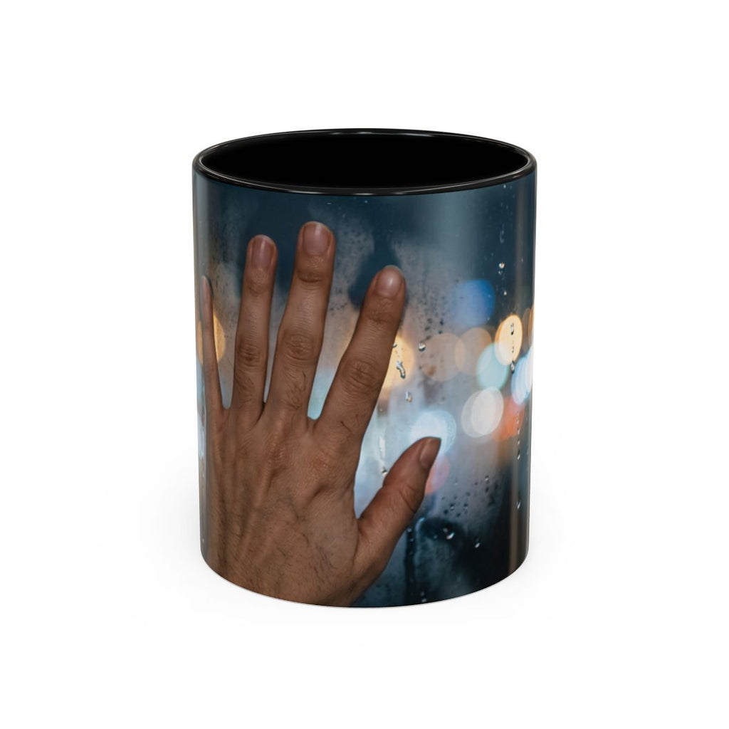 Rainy City Window Accent Coffee Mug