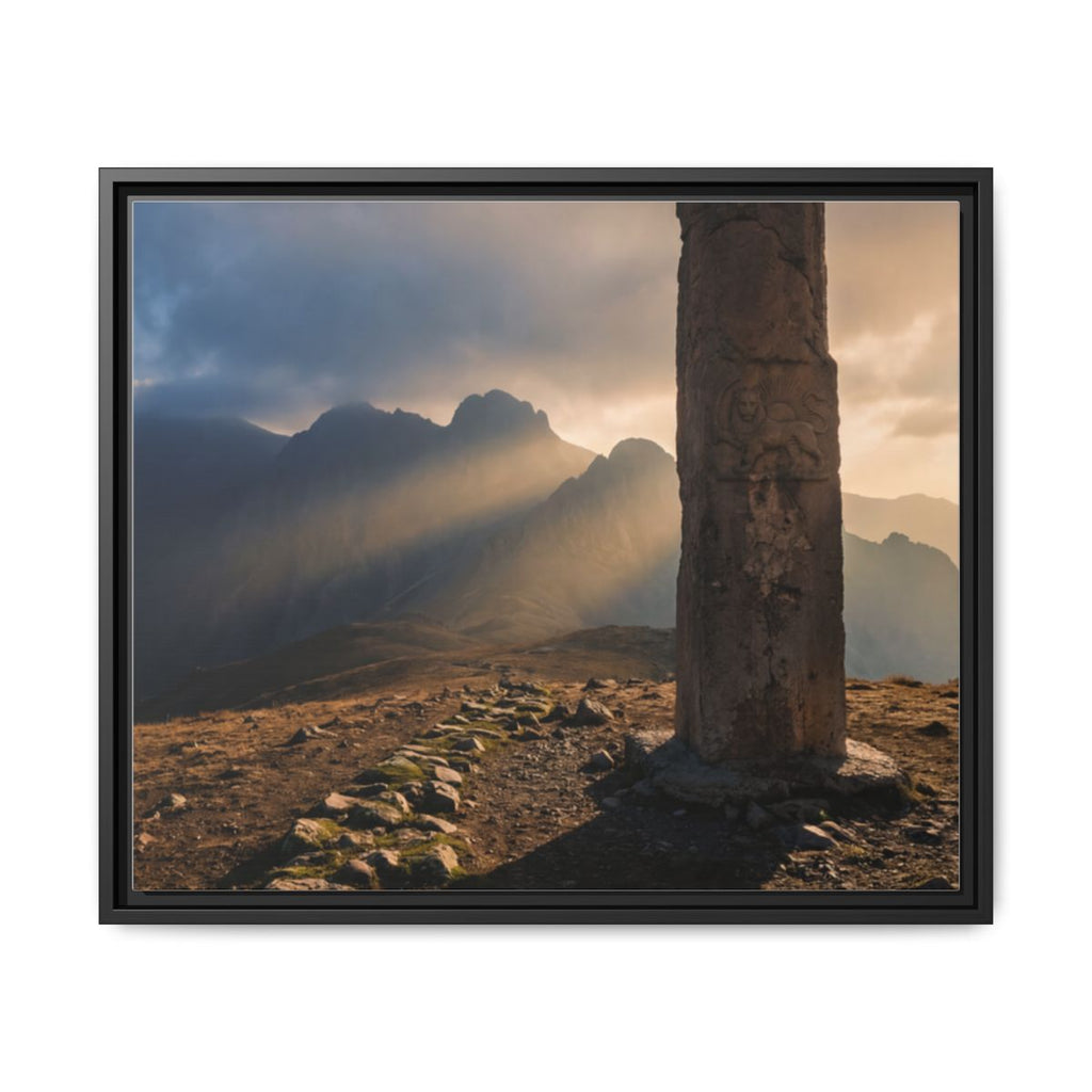 Framed Matte Canvas - Mystic Heritage — Black / 1.25"