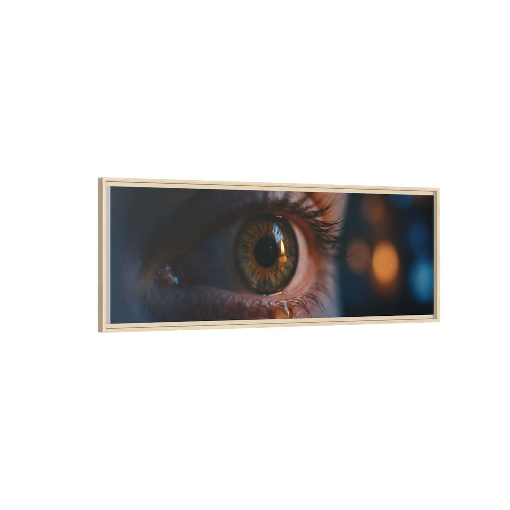 Framed Matte Canvas - Mystic Eye — Natural / 1.25"