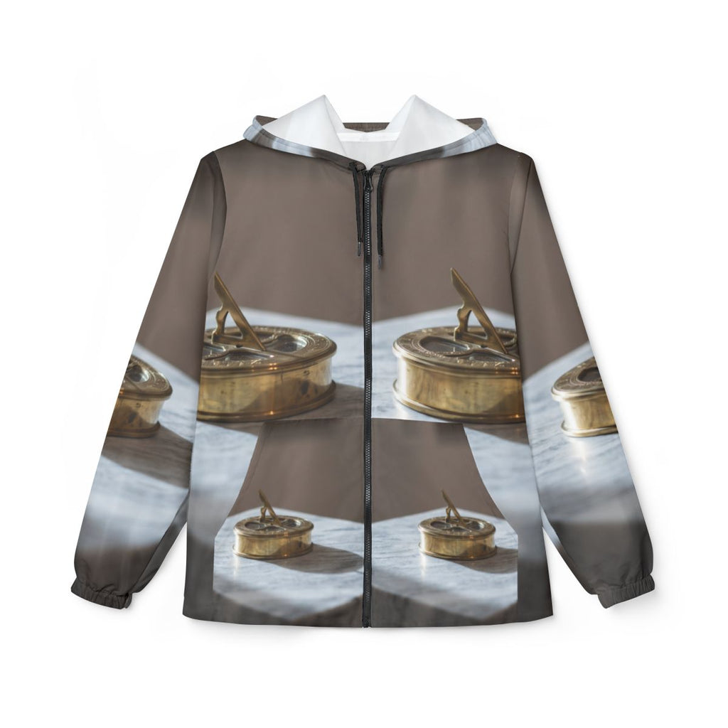 Antique Brass Sundial Windbreaker Jacket
