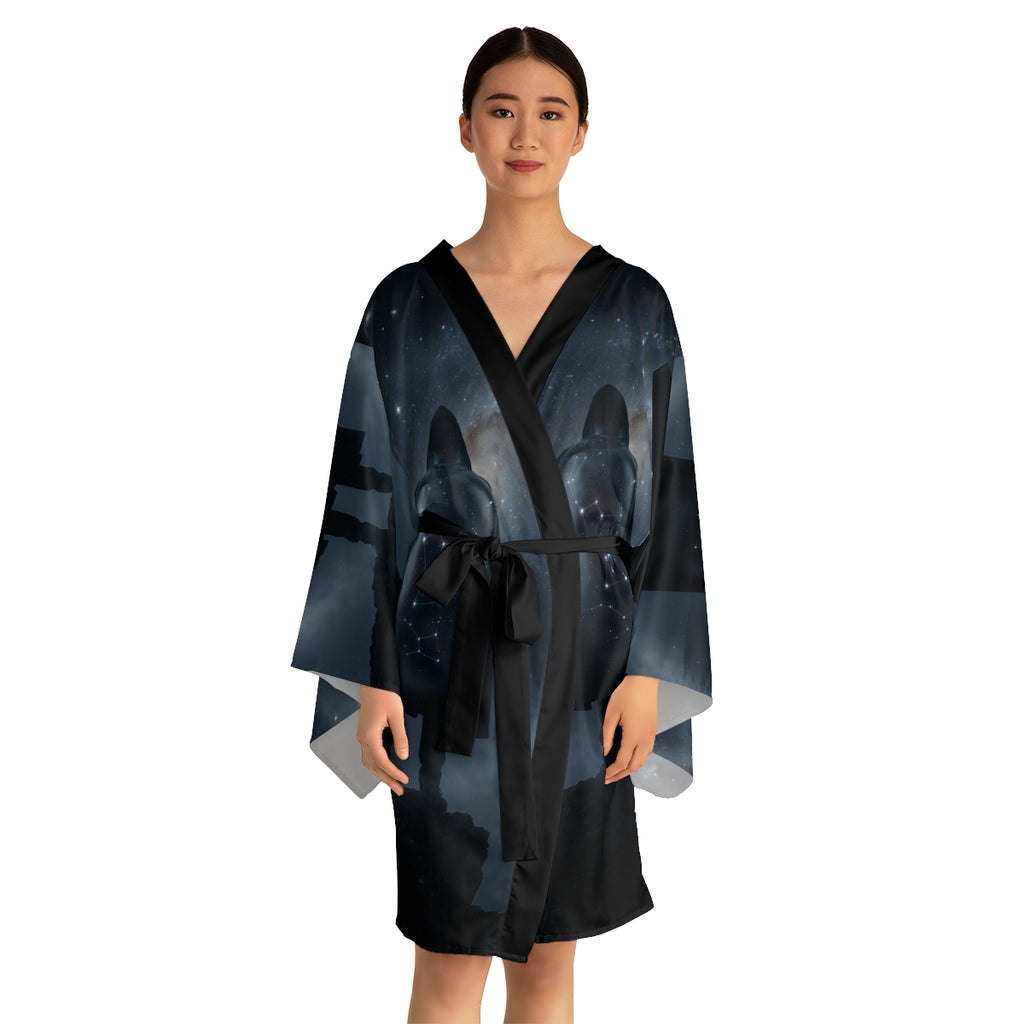 Orion Constellation Long Sleeve Kimono Robe
