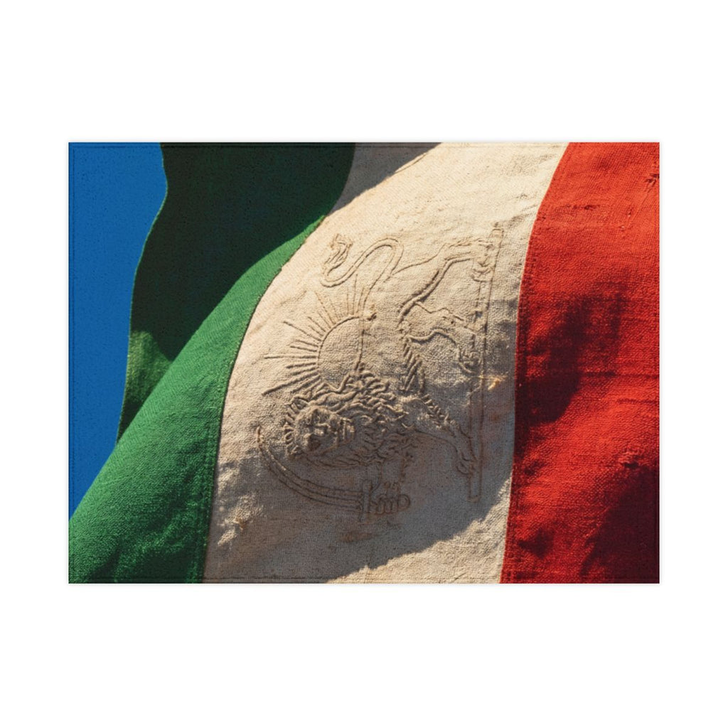 Toddler Blanket - Vintage Persian Lion and Sun Heritage Flag...