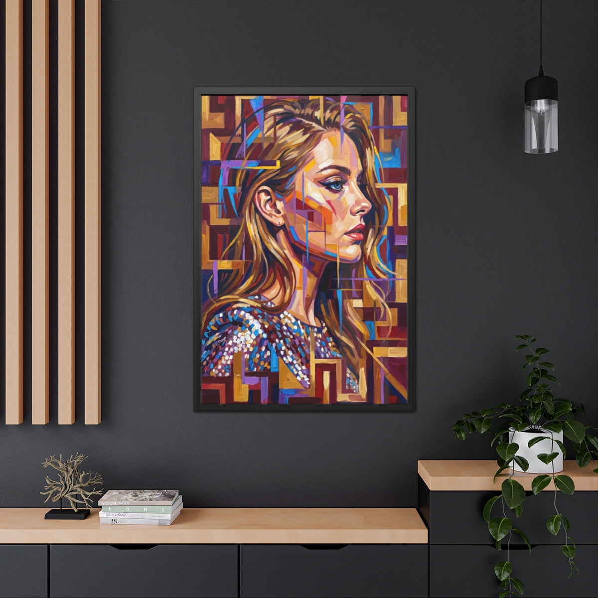 Framed Poster - Shattered Elegance (8×12, 9×11, 11×14... |...