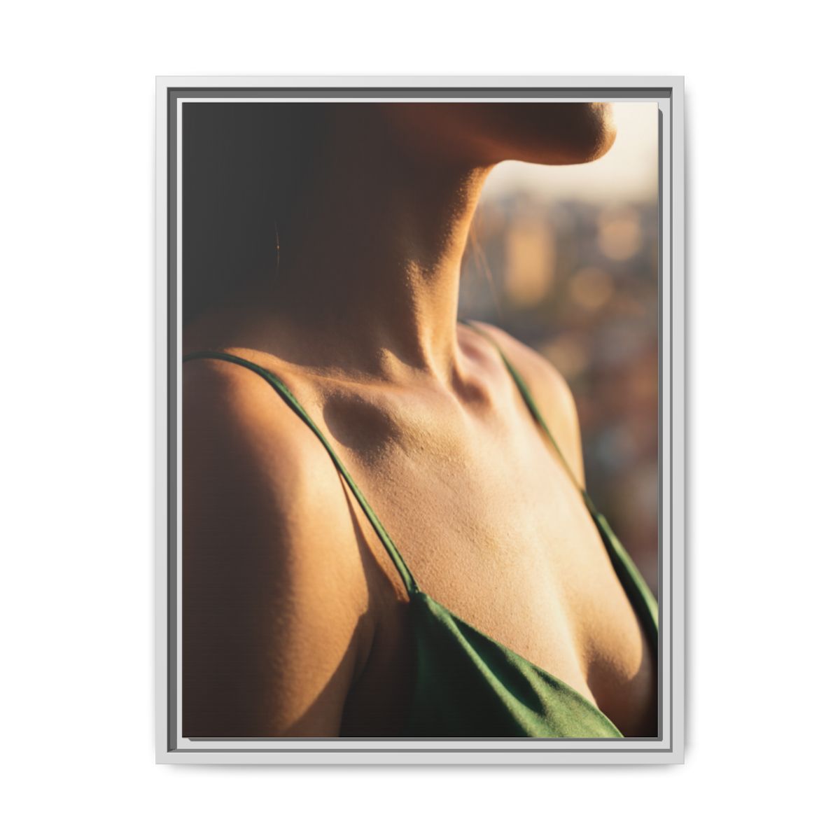 Framed Matte Canvas - Sunlit Muse