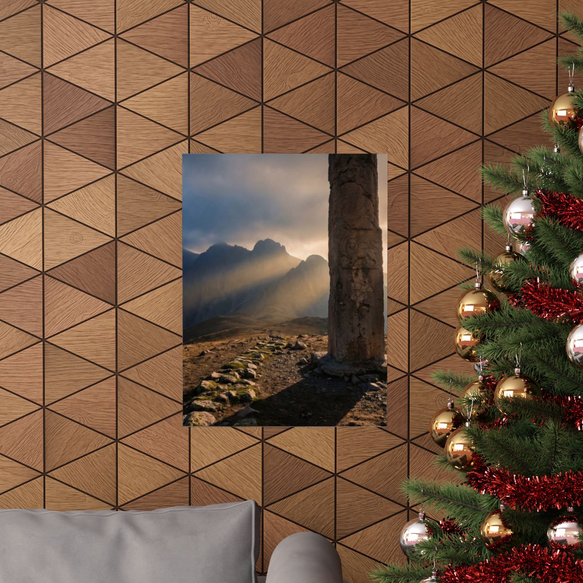 Matte Vertical Posters - Mystic Monolith Ancient Persian......