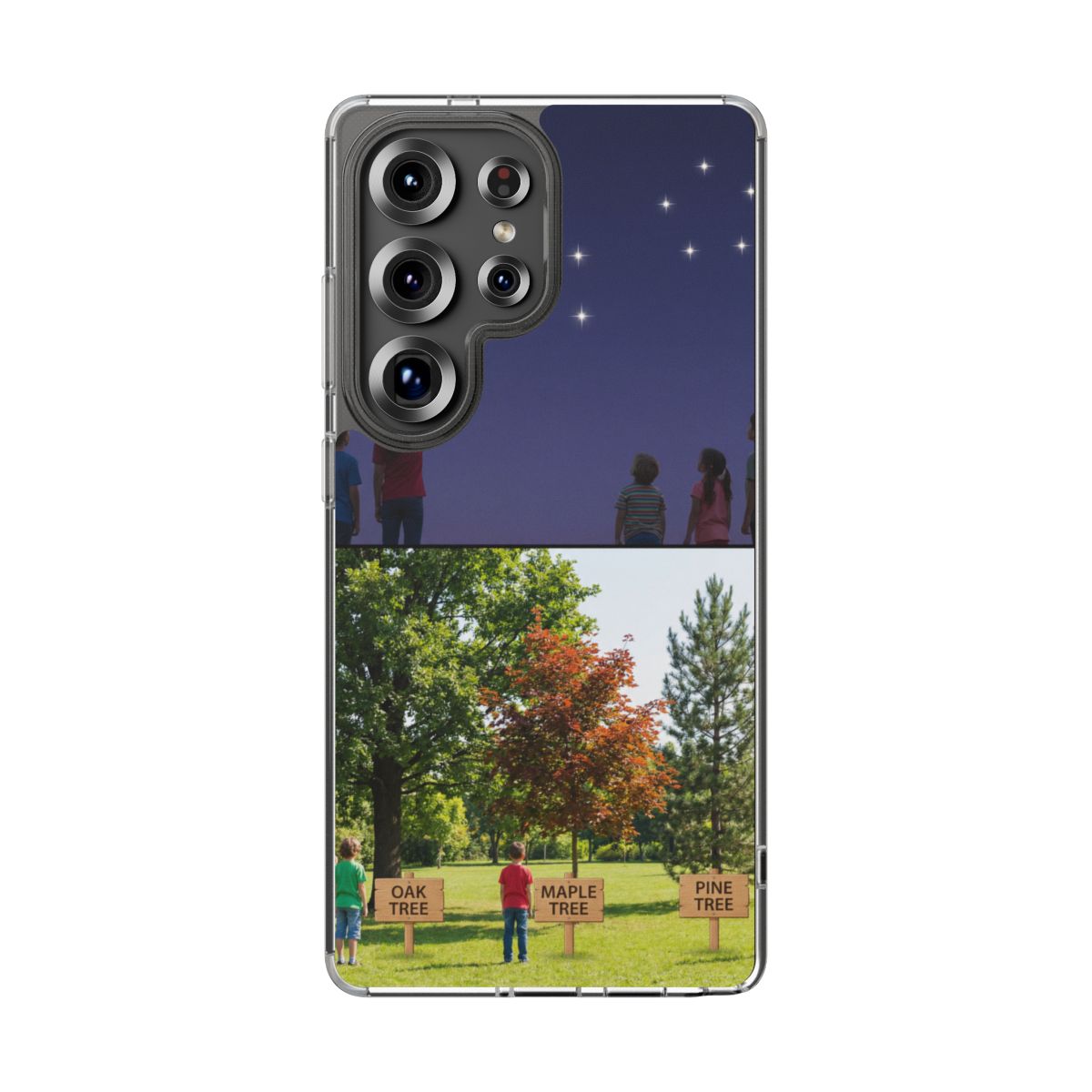 Clear Impact-Resistant Case - Starry Shield