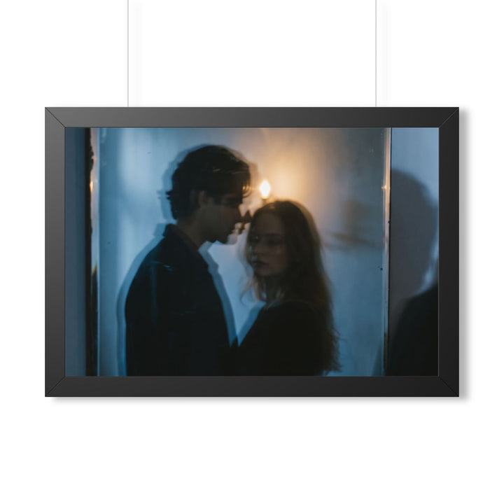 Midnight Glow Framed Poster - Cozy Horizontal Art (14×11, 16×12, 16×16, 20×16, 24×16, 36×12 & 30×20)