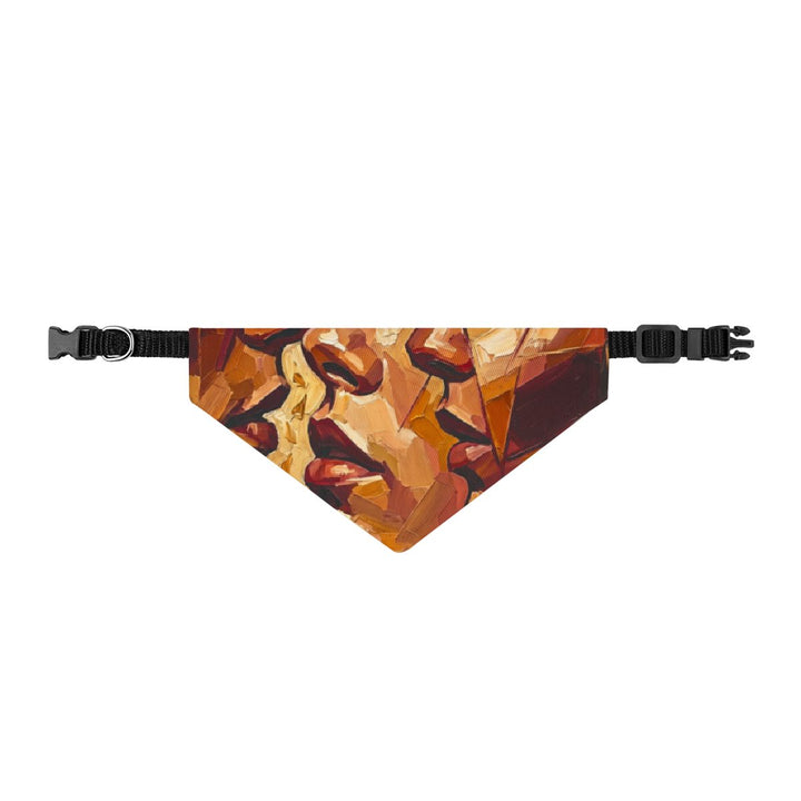 Clip-on Pet Bandana - Golden Kiss Abstract Bandana