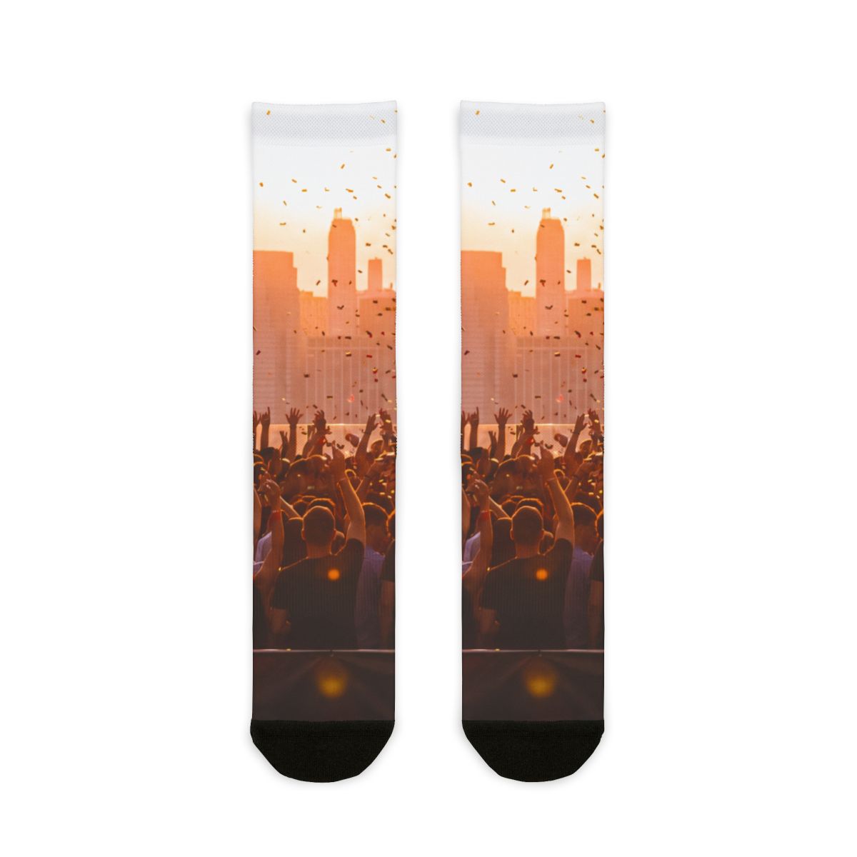 Sublimation Crew Socks - City Lights | Echovira Gallery