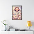 Framed Vertical Poster - Storytime — Black (11×14, 12×16......
