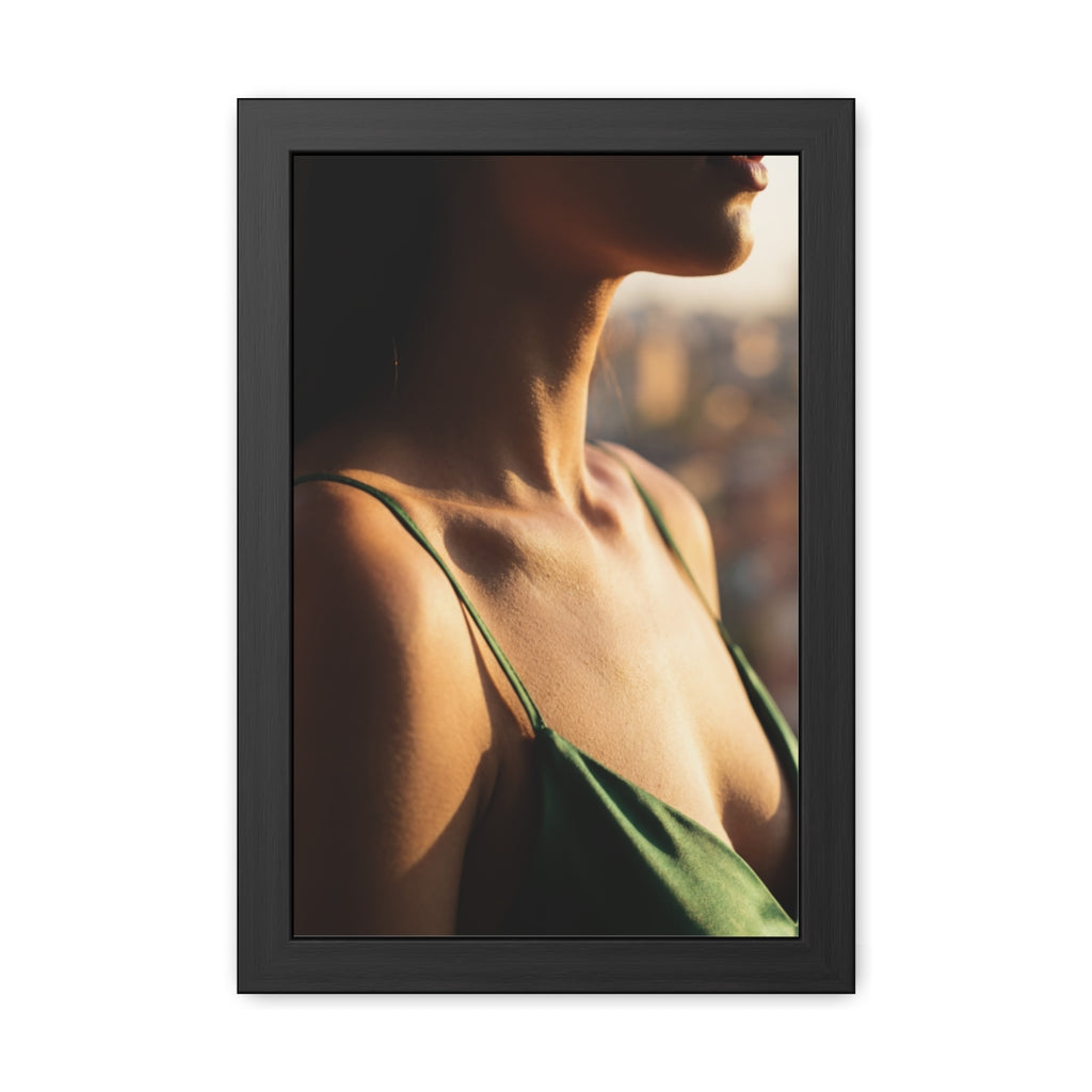 Framed Poster - Sunlit Muse Gallery Art — Portrait