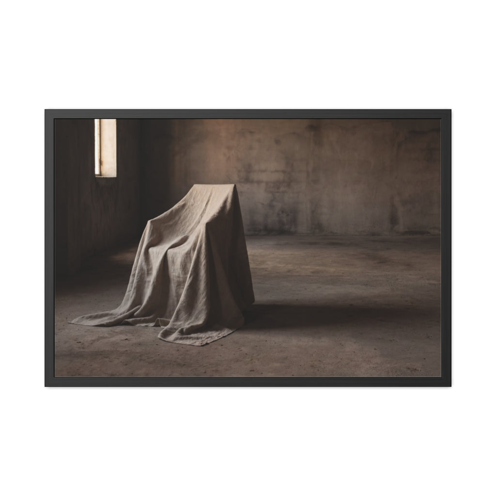 Framed Posters - The Covered Chair Moody Fine Art... |...