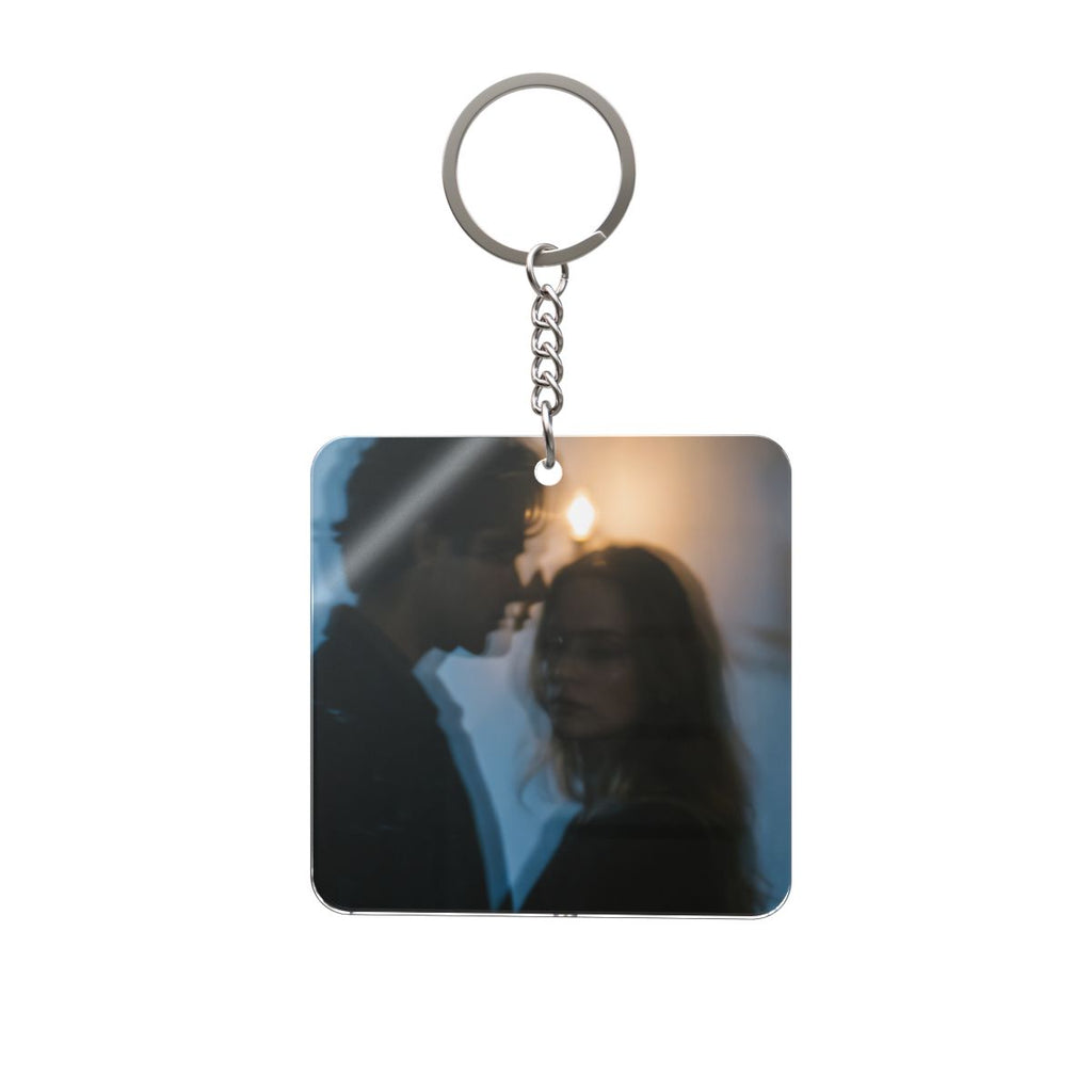 Midnight Reflections Keychain - Cinematic Pocket Keepsake |...