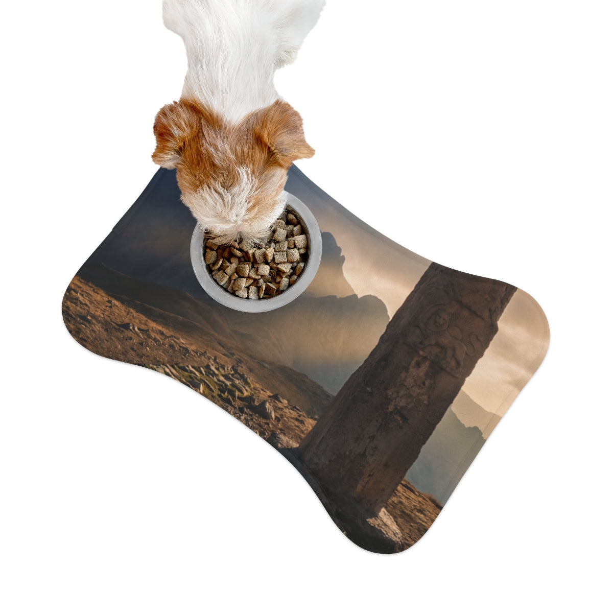 Pet Feeding Mat - Ancient Ruins Decor