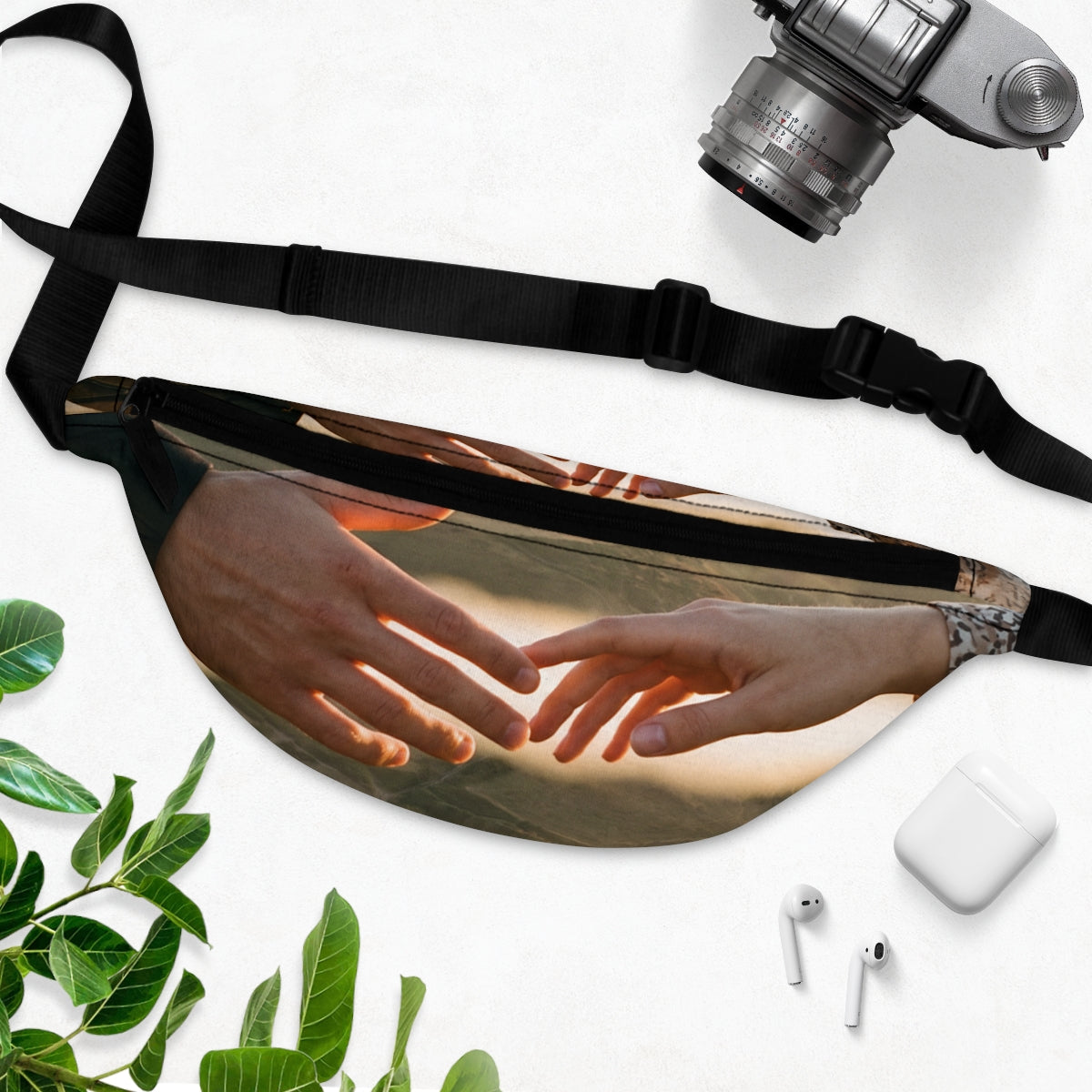 Fanny Pack - The Infinite Touch | Ethereal Coastal Art |...