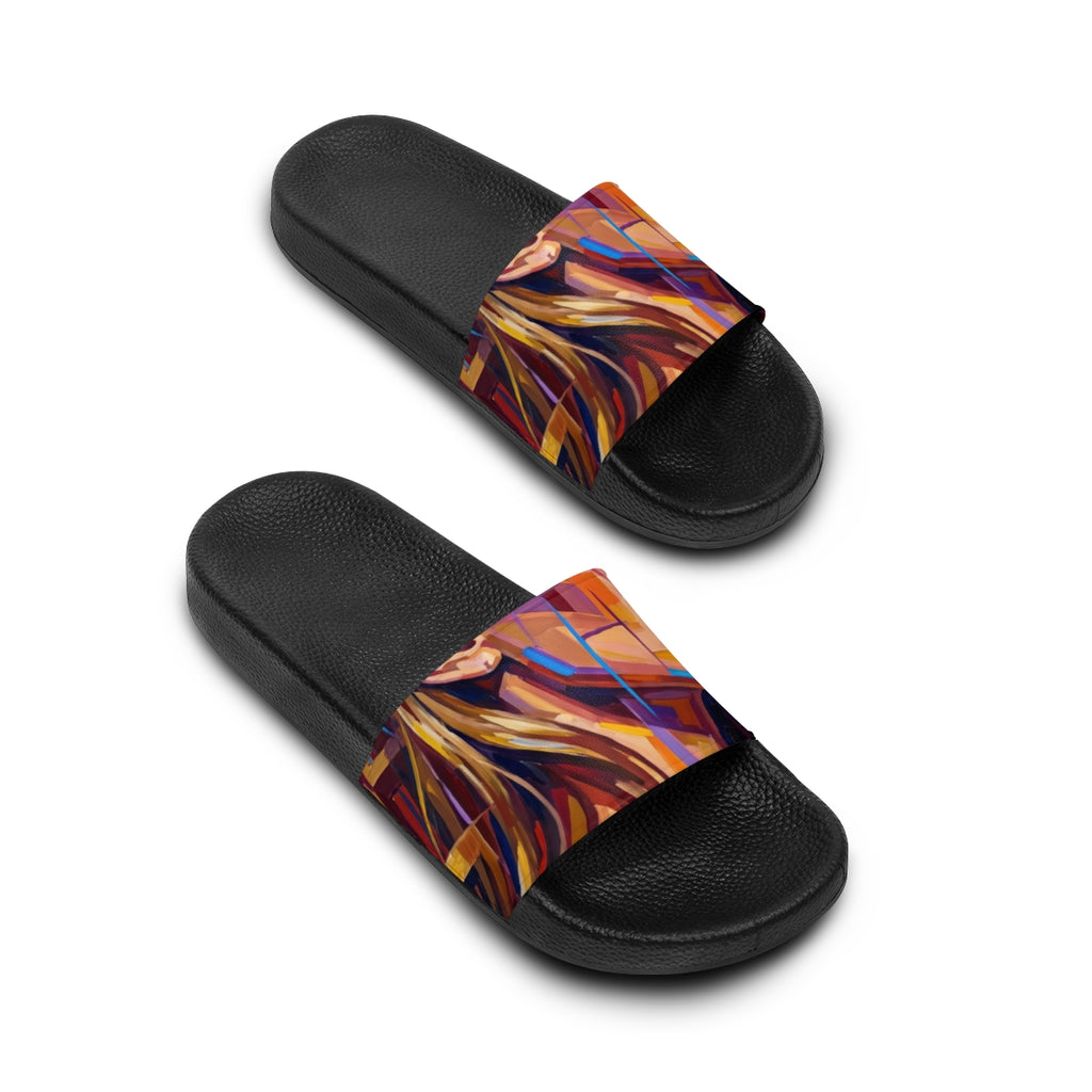Men's Slide Sandals - Shattered Elegance | Echovira Gallery