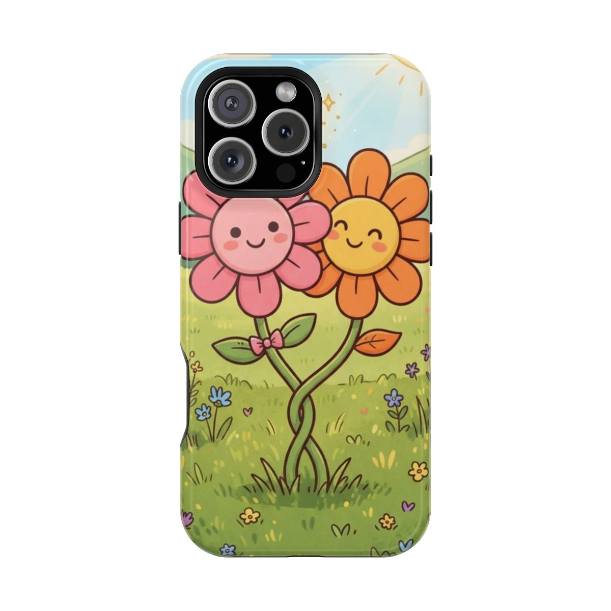 Impact-Resistant Cases - Sunny Meadow Friends Floral Art |...