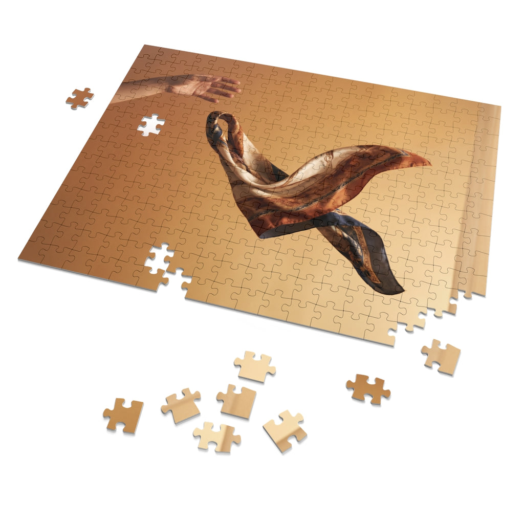 Jigsaw Puzzle with Tin - Drifting Grace Silk Motion... |...