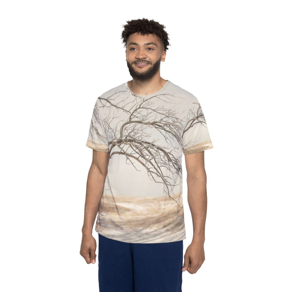 Men's Sports Jersey - Winter Branch Solitude Landscape |...