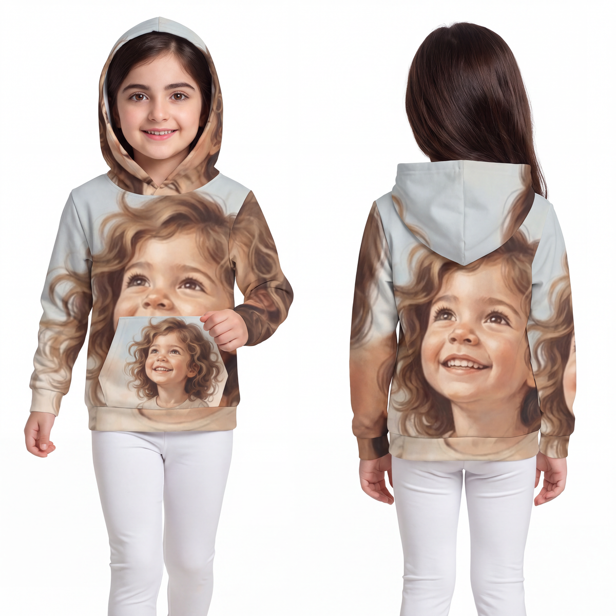 Children's Hoodie - Floating Castles | Echovira Gallery