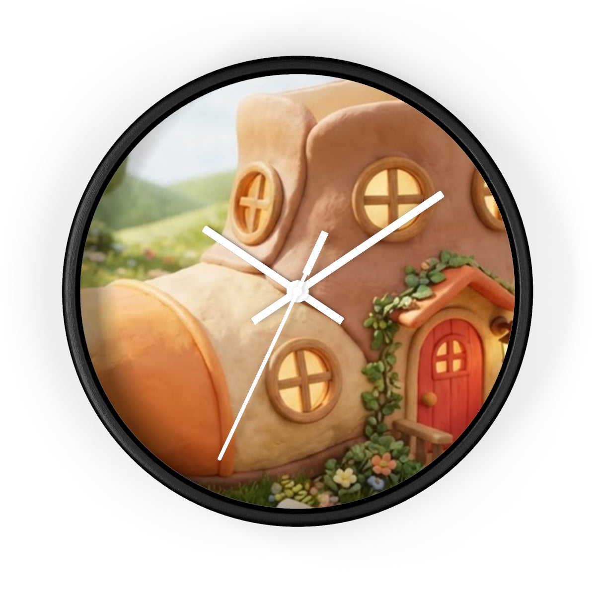 Wall Clock - Fairy Shoe Cottage | Echovira Gallery