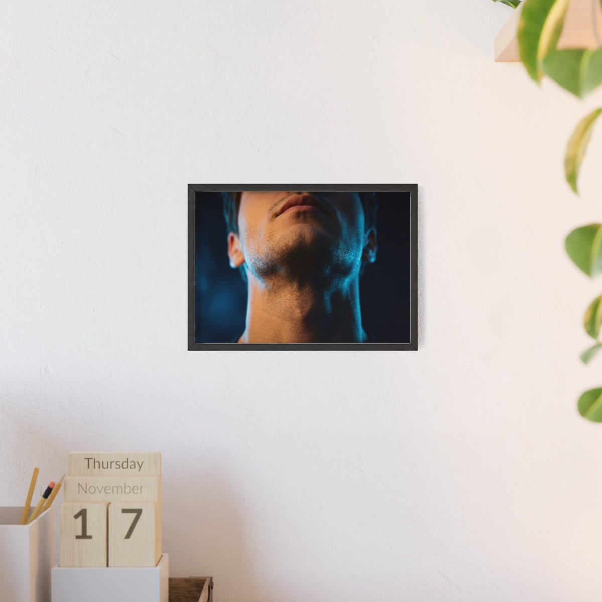 Wooden Framed Poster - Midnight Glow