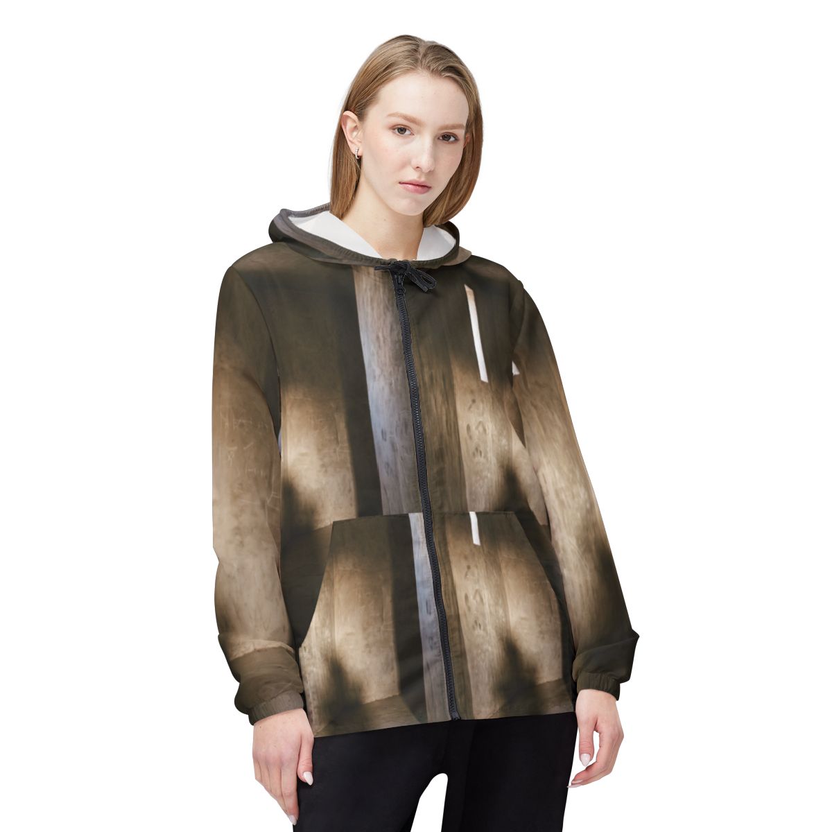Unisex Windbreaker Jacket - Shadows of the Citadel moody......