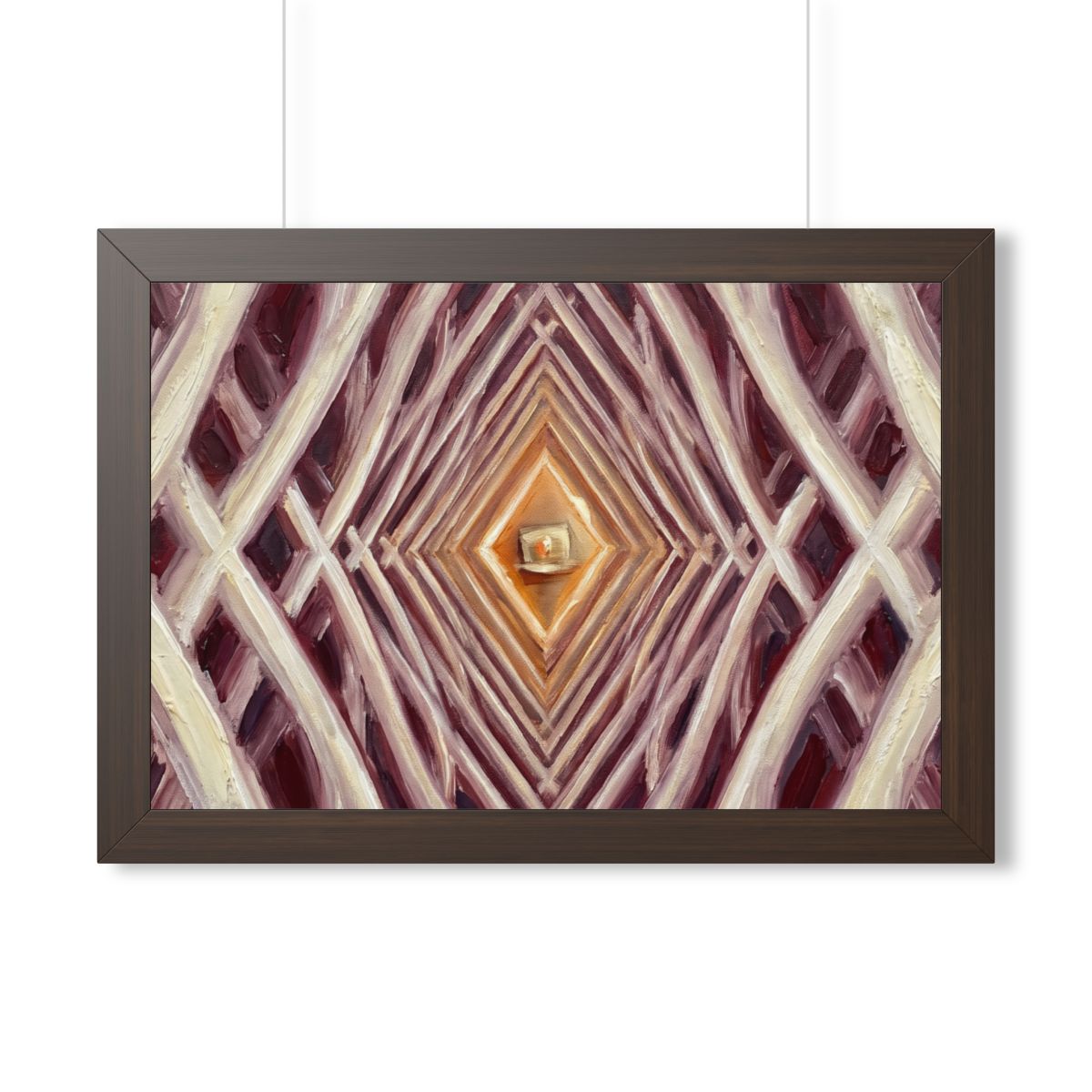 Framed Horizontal Poster - Infinite Arch — Walnut (14×11......